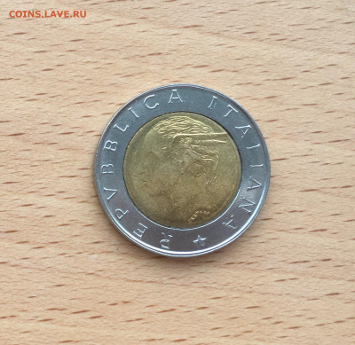 биметалл Италия 500 лир 1997 50 лет дорожной полиции - IMG_0589.JPG