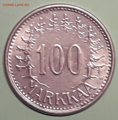 Финляндия 100 марок 1957 до 19.04.2020 21.00 мск - Финляндия 100марок57 р