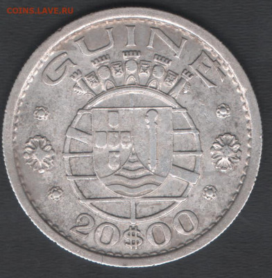 Гвинея-Бисау 20 эскудо 1952 до 19.04.2020 21.00 мск - Гвинея 20эскудо52 а