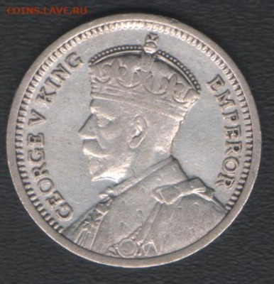 Новая Зеландия 3 пенса 1936 до 19.04.2020 21.00 мск - NZ 3d36 obv