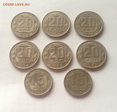 никель СССР - 8шт , до 22.04.20г. - 15-20