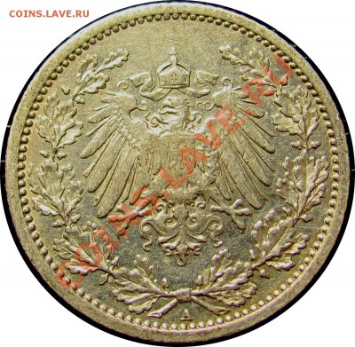 B99 Германия ½ марки 1914A до 04.09 в 22°° - B99 1-2 mark 1914A_2