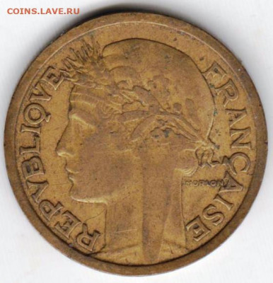 Франция  1 франк 1939 г. до 24.00 23.04. 20 г. - 010