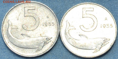 Италия 5 лир 1955 ( 3 шт ). 20. 04. 2020 в 22 - 00. - DSC_0509.JPG