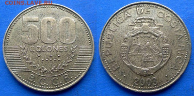 Коста-Рика - 500 колонов 2003 года до 23.04 - Коста-Рика 500 колонов, 2003 (2)