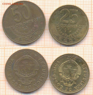 Коста-Рика 25,50 колонов 2007 г., до 25.04.2020 г. 22.00 по - Коста Рика 2 мон 702