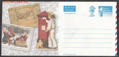 Великобритания 1993 Аэрограмма чистая рождество до 24 04 - 34а