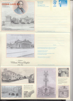 Великобритания 199 Аэрограмма чистая до 24 04 - 36