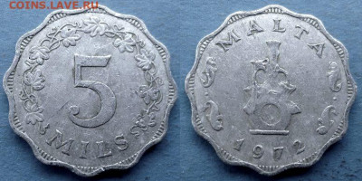Мальта - 5 милей 1972 года до 25.04 - Мальта 5 милей, 1972