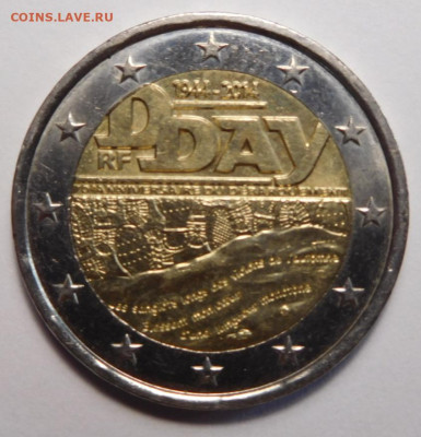 2 евро 2014г.Франция.Высадка в Нормандии.До 22.04.в 22.00 - DSCN3869.JPG