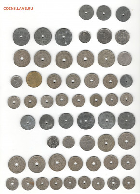 Монеты Бельгии регулярного чекана по фиксу. - Бельгия А