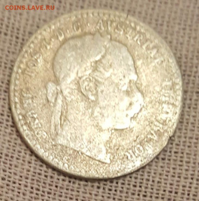 Австрия.10 крейцеров1870 г. Серебро 500пр.  С 1 рубля. - 20200419_214625