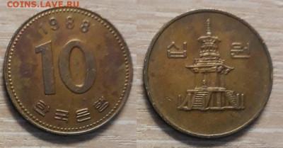 Южная Корея 10 вон 1988 26.04.20   22.00 - 20200415_125545