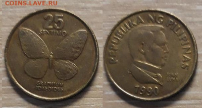 Филиппины 25 сентимо 1990 Фауна 26.04.20   22.00 - 20200415_151126