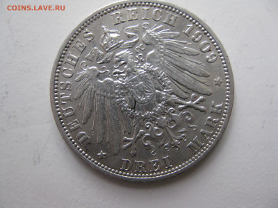 3 марки  1909г А Пруссия до.26.04.2020г в 22-00 МСК - 3 марки 1 орел