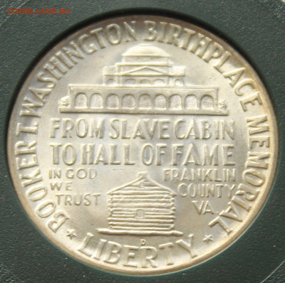 США 50 центов 1946 D. Букер Т.Вашингтон.ТИРАЖ-50 000! Сохран - 10