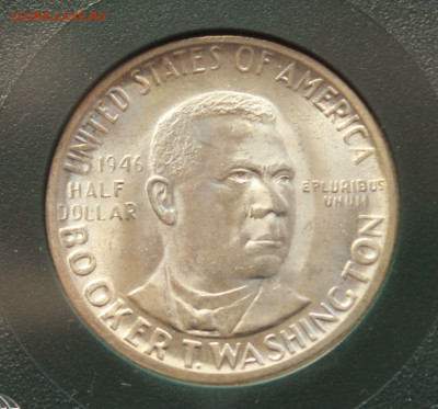 США 50 центов 1946 D. Букер Т.Вашингтон.ТИРАЖ-50 000! Сохран - 5