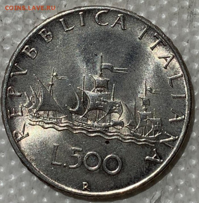 Италия 500 лир 1966 флот Колумба 28.04.20 22:00 мск - IMG_E7211.JPG