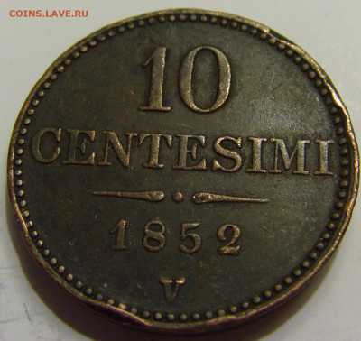 10 чентезимо 1852 V Италия №1 28.04.2020 22:00 МСК - CIMG6672.JPG
