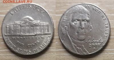 США 5 центов 2008 28.04.20   22.00 - 20200415_210648