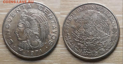 Мексика 50 сентаво 1971 28.04.20   22.00 - 20200415_211108