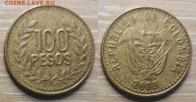 Колумбия 100 песо 2009 28.04.20   22.00 - 20200415_211136