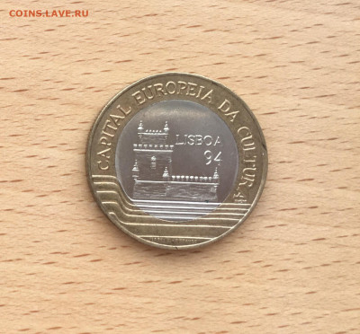 биметалл Португалия 200 эскудо 1994 Лиссабон - IMG_0604.JPG