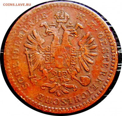 C19 Австрия 1 крейцер 1858B до 05.09 в 22°° - C19 1 KREUZER 1858B_2