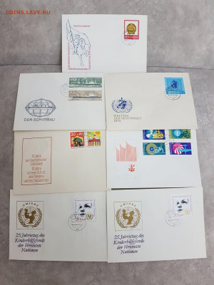 7 Конвертов первого дня с марками ГДР-1971-72гг. до 26,04 - 20200205_185233
