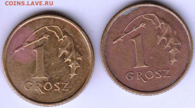 Польша 1 грош 2004, 2005 г. до 24.00 30.04. 20 г. - 020