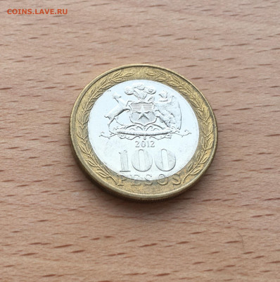 биметалл Чили 100 песо 2012 - IMG_0486.JPG