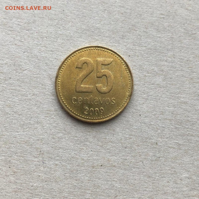Аргентина  25 сентаво, до 27.04. - U7C7OGXztJM