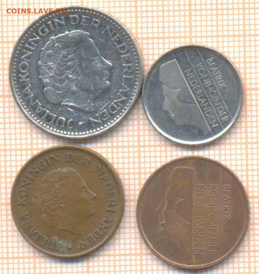 Нидерланды 4 монеты, до 30.04.2020 г. 22.00 по Москве - Нидерланды 4 монеты1 734