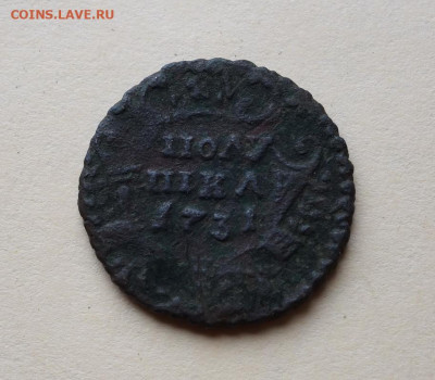 Полушка 1731 года до 28-04-2020 - DSC05288_новый размер.JPG