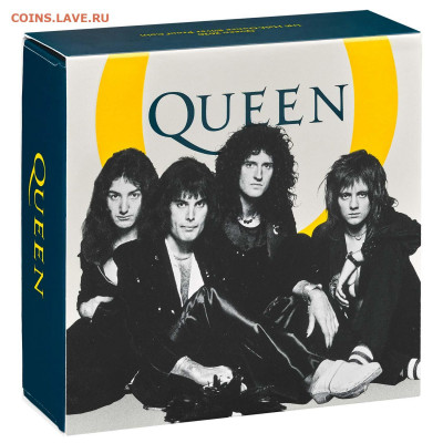 Великобритания 1 фунт 2020 Queen Music Legend Серебро - IMG_9432.JPG