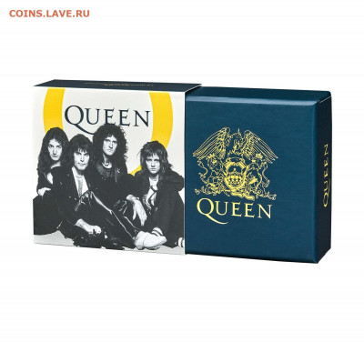 Великобритания 1 фунт 2020 Queen Music Legend Серебро - IMG_9431.JPG