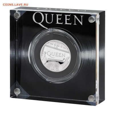 Великобритания 1 фунт 2020 Queen Music Legend Серебро - IMG_9426.JPG