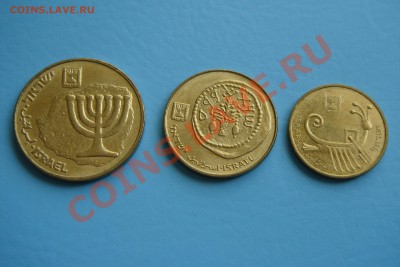 Израиль монеты 1+5+10 агор 1985-1996 гг - DSC00155.JPG