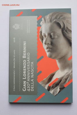 Сан-Марино 2 евро 2018 Бернини, буклет, UNC до 02.05 - IMG_9962.JPG