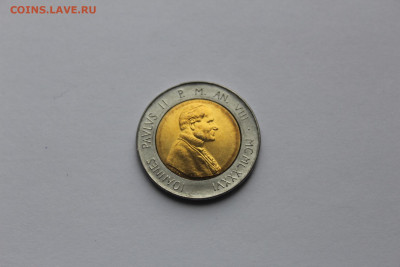 Ватикан 500 лир 1986 Иисус и Дева Мария UNC до 02.05 - IMG_0068.JPG