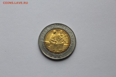 Ватикан 500 лир 1986 Иисус и Дева Мария UNC до 02.05 - IMG_0062.JPG