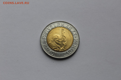 Ватикан 500 лир 1998 Две фигуры UNC до 02.05 - IMG_0052.JPG