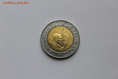 Ватикан 500 лир 1998 Две фигуры UNC до 02.05 - IMG_0053.JPG