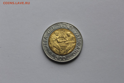 Ватикан 500 лир 1998 Две фигуры UNC до 02.05 - IMG_0057.JPG