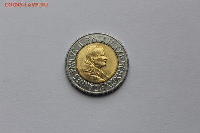 Ватикан 500 лир 1999 Время выбора UNC до 02.05 - IMG_0050.JPG