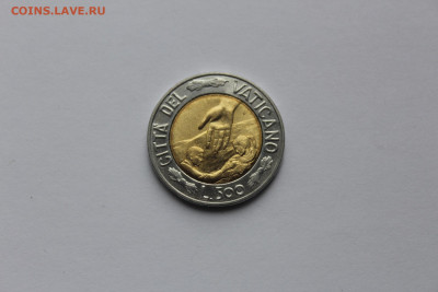 Ватикан 500 лир 1999 Время выбора UNC до 02.05 - IMG_0041.JPG