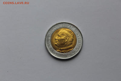 Ватикан 500 лир 1996 Просвещение UNC до 02.05 - IMG_0039.JPG