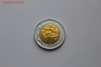 Ватикан 500 лир 1996 Просвещение UNC до 02.05 - IMG_0033.JPG