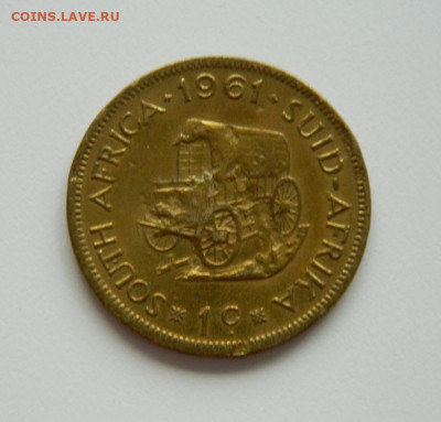 Южная Африка 1 цент 1961 г. (Крупная!) до 30.04.20 - DSCN9940.JPG