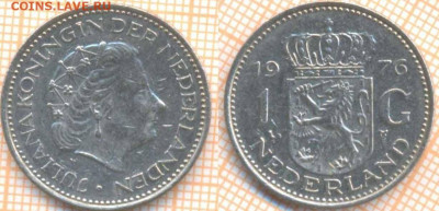 Нидерланды 1 гульден 1976 г., до 3.05.2020 г. 22.00 по Москв - Нидерланды 1 гульден 1976  744